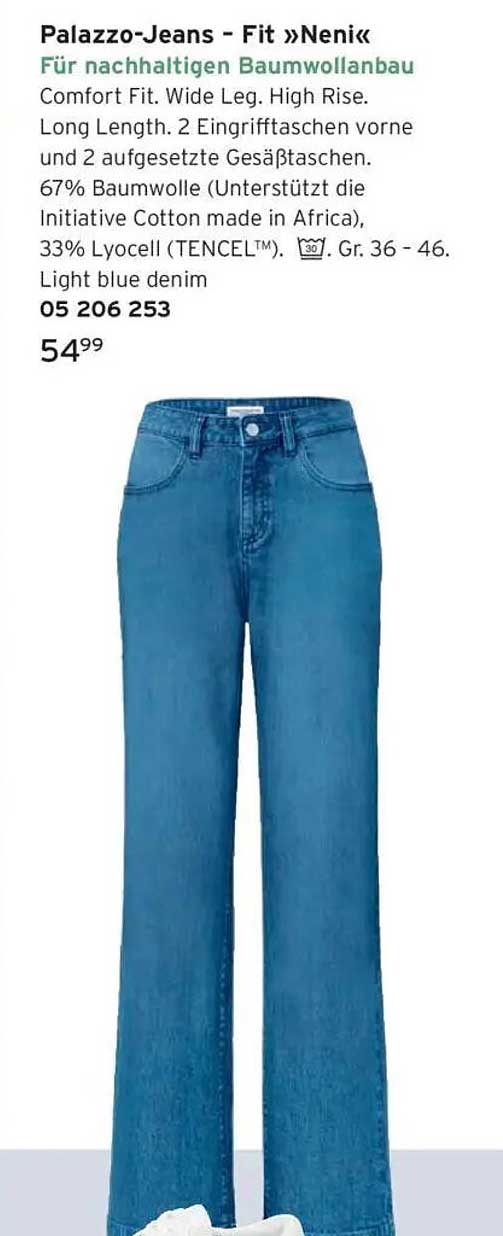 Palazzo-Jeans - Fit »Neni«