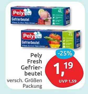 Pely Fresh Gefrierbeutel - vielseitige Aufbewahrungslösungen