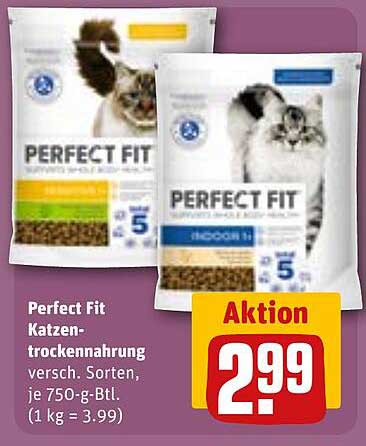 Perfect Fit Katzen-Trockenfutter - verschiedene Sorten, je 750-g-Btl.
