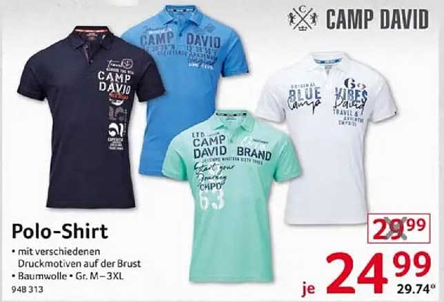 Polo-Shirt von CAMP DAVID