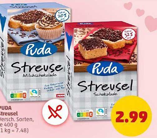 Puda Streusel – Verführerisches Topping für Ihre Backkreationen