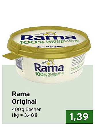 Rama Original 400g Becher