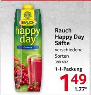 Rauch Happy Day Säfte - Verschiedene Sorten