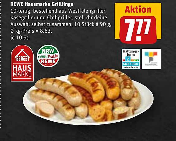 REWE Hausmarke Grillinge 10-teilig