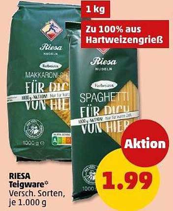 Riesa Teigwaren - Spaghetti und Makkaroni für dich von hier