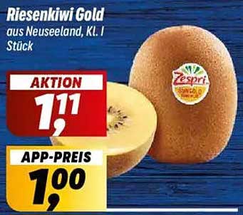 Riesenkiwi Gold aus Neuseeland, Kl. I - Stück