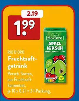RIO D'ORO Fruchtsaftgetränk Apfel-Kirsche