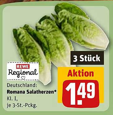 Romana Salatherzen - 3 Stück für nur 1,49 €