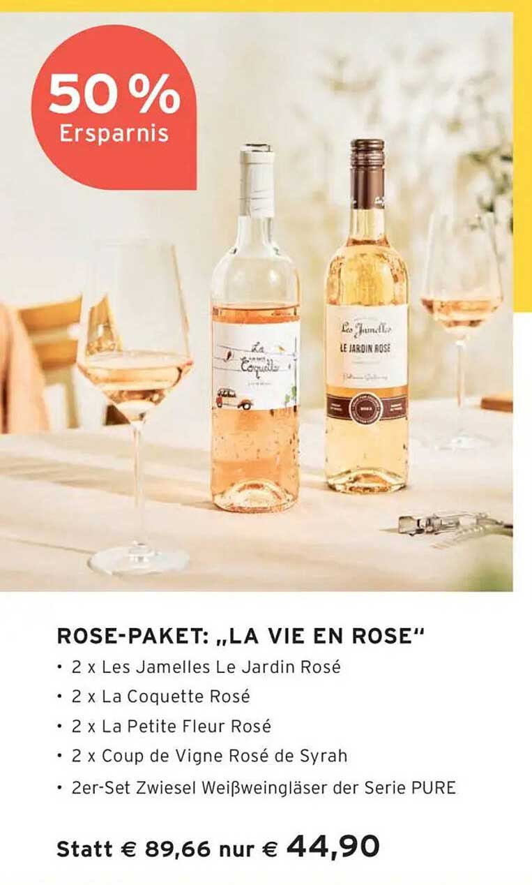 ROSE-PAKET: „LA VIE EN ROSE“