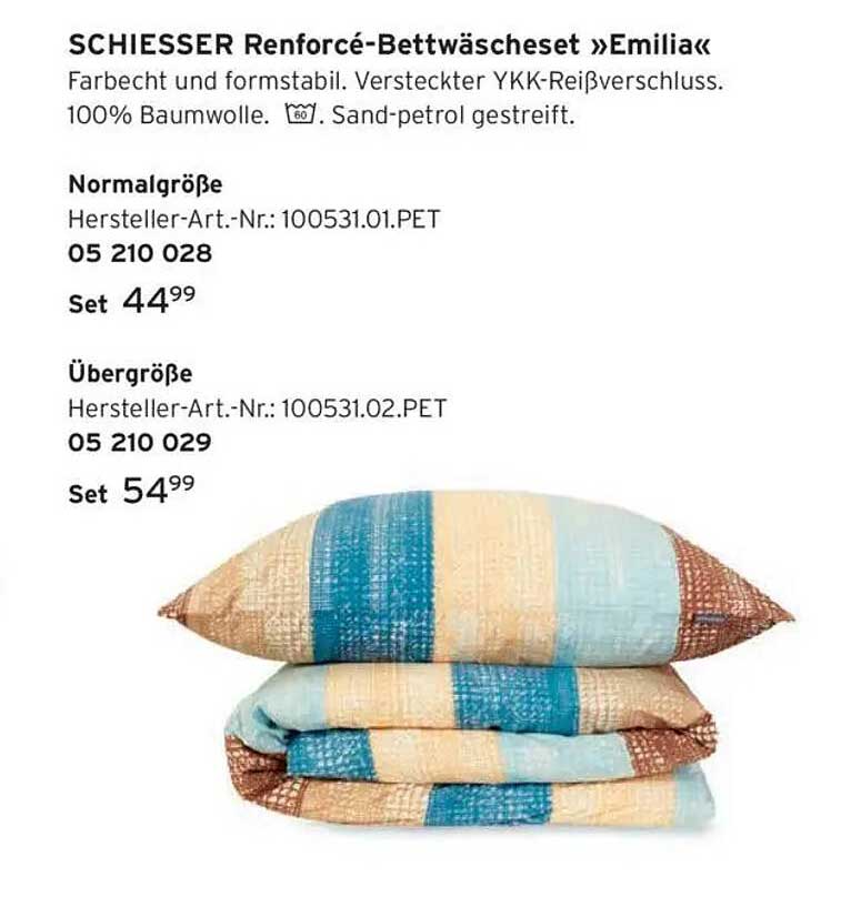 SCHIESSER Renforcé-Bettwäscheset »Emilia«