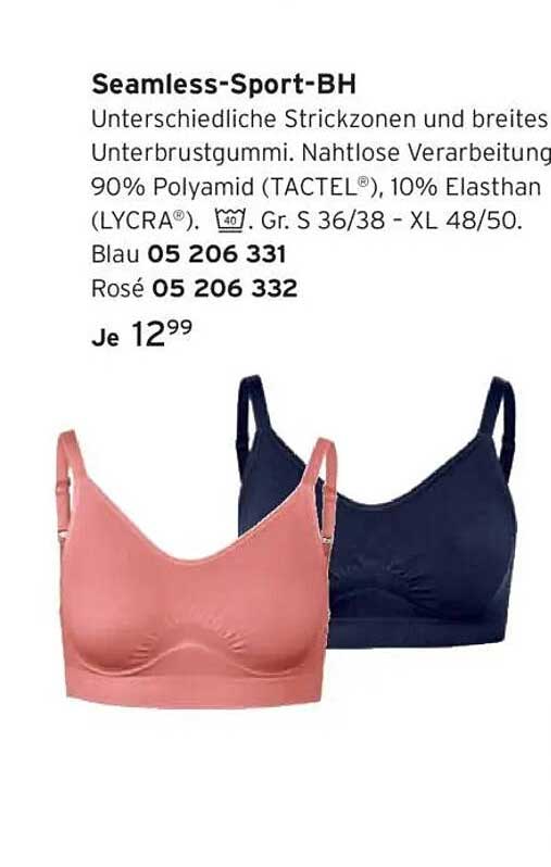 Seamless-Sport-BH – Bequemer Halt für aktive Frauen