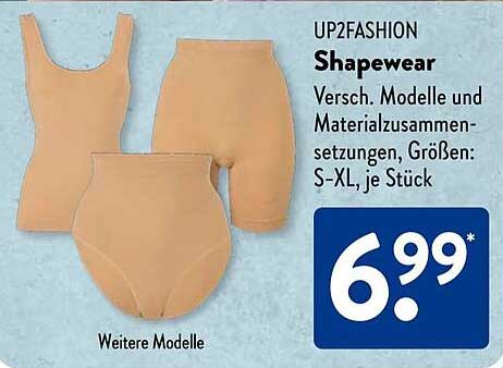 Shapewear von UP2FASHION - Verschiedene Modelle