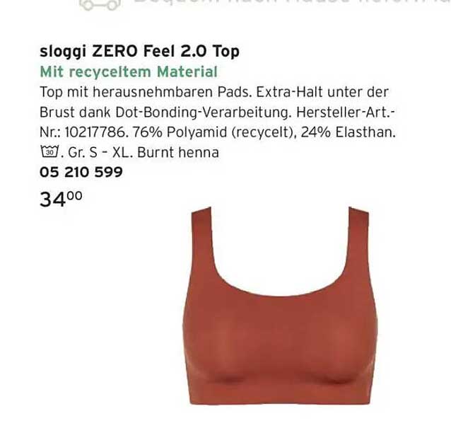 sloggi ZERO Feel 2.0 Top - Mit recyceltem Material