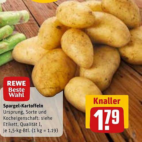 Spargel-Kartoffeln - Knallerangebot für nur 1,79 €