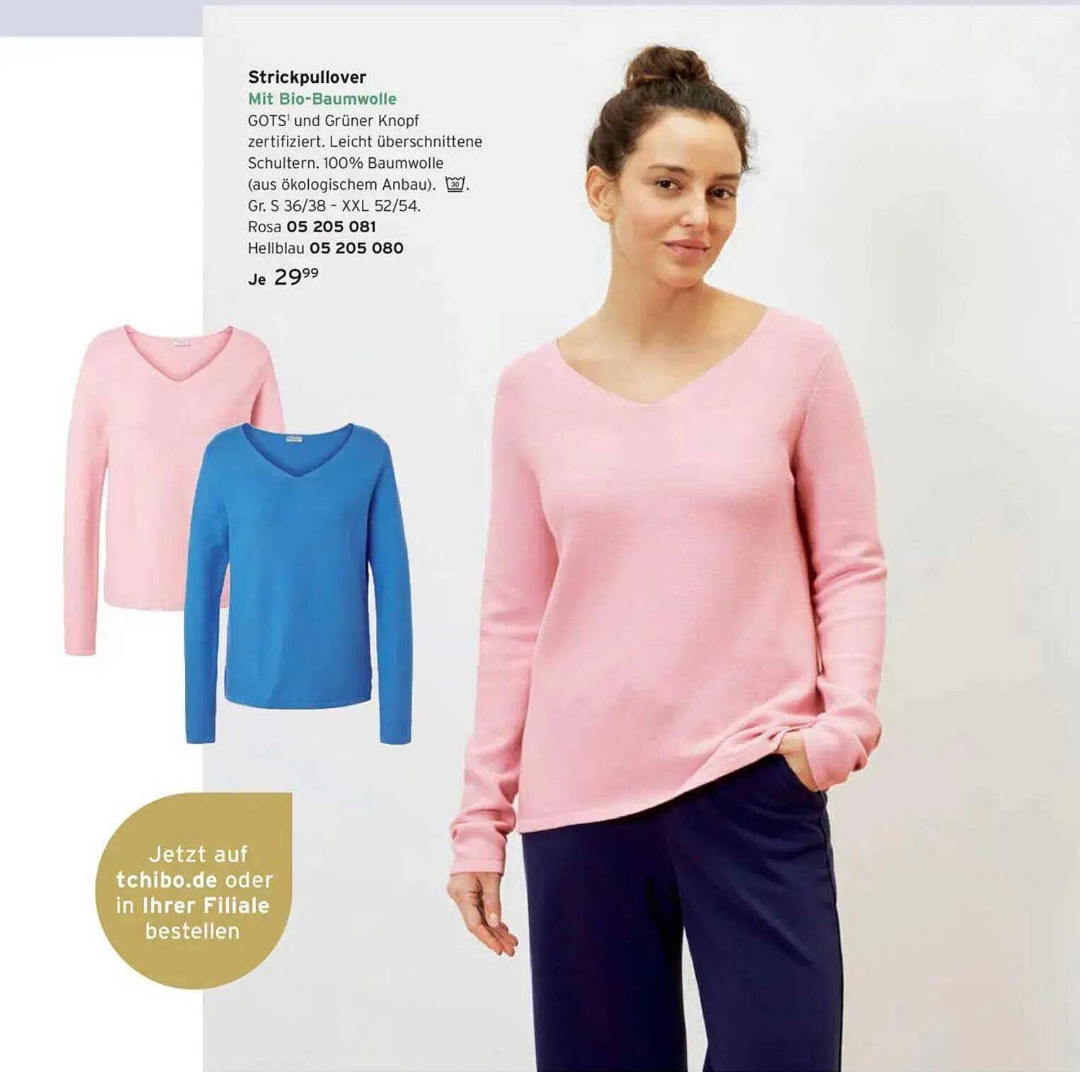 Strickpullover mit Bio-Baumwolle von Tchibo