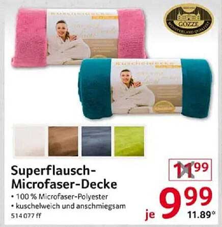 Superflausch-Mikrofaser-Decke