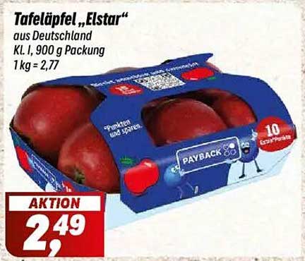 Tafeläpfel „Elstar“ aus Deutschland - 900 g Packung