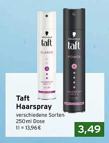 Taft Haarspray verschiedene Sorten 250 ml Dose