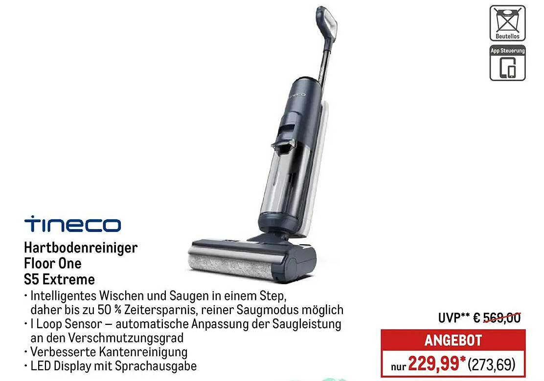 Tineco Hartbodenreiniger Floor One S5 Extreme