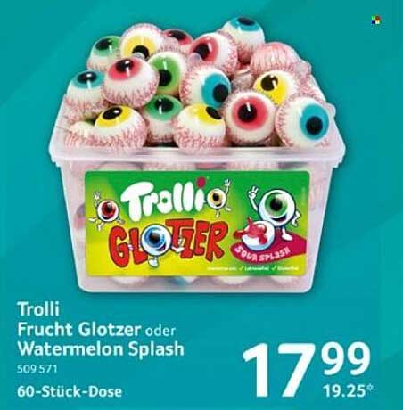 Trolli Frucht Glotzer oder Watermelon Splash 60-Stück-Dose