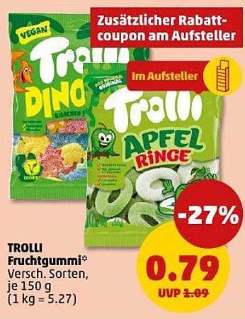 TROLLI Fruchtgummi - Versch. Sorten, je 150 g