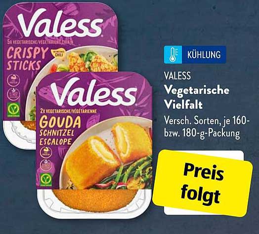 Valess Vegetarische Vielfalt – Verschiedene Sorten für jeden Geschmack