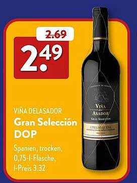 VIÑA DELASADOR Gran Selección DOP - 0,75 l, Spanien, trocken