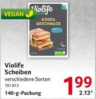 Violife Scheiben Gouda Geschmack 140-g-Packung