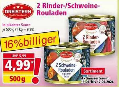 2 Rinder-/Schweine-Rouladen
