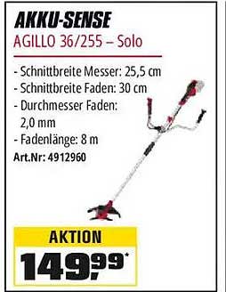 AKKU-SENSE AGILLO 36/255 – Solo