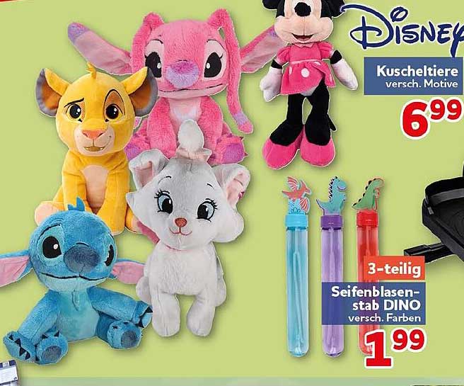 Disney Kuscheltiere versch. Motive