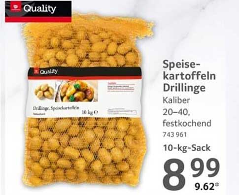 Speisekartoffeln Drillinge