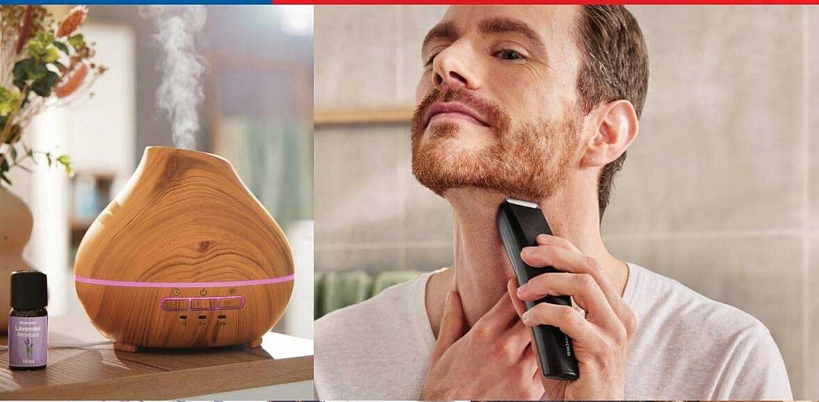 Aromadiffusor und Bartschneider im Lidl-Prospekt