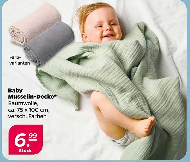 Baby Musselin-Decke*