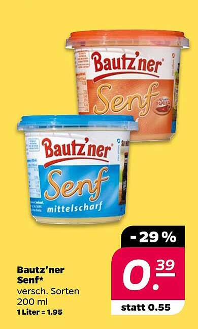 Bautz'ner Senf 200 ml - verschiedene Sorten