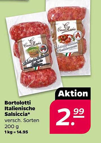 Bortolotti Italienische Salsiccia, 200 g