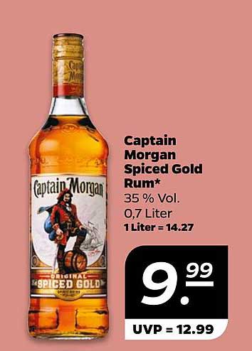 Captain Morgan Spiced Gold Rum 0,7 Liter