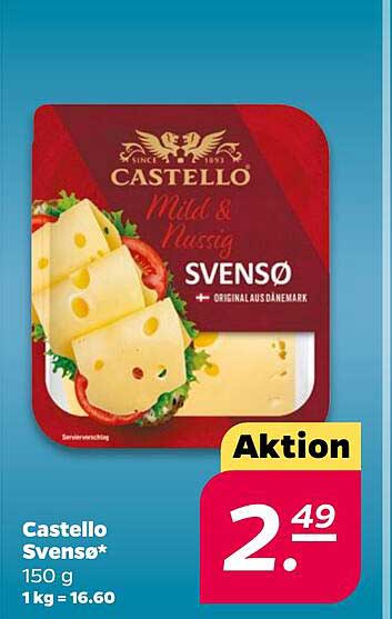 Castello Svensø - Mild & Nussig 150 g