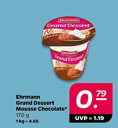 Ehrmann Grand Dessert Mousse Chocolate 170 g