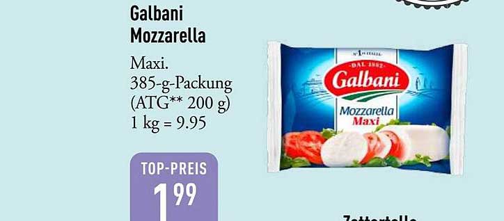 Galbani Mozzarella Maxi 385-g-Packung