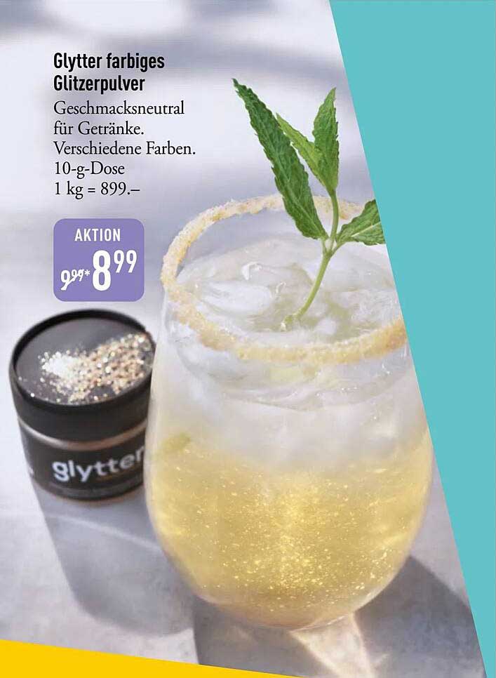 Glytter farbiges Glitzerpulver