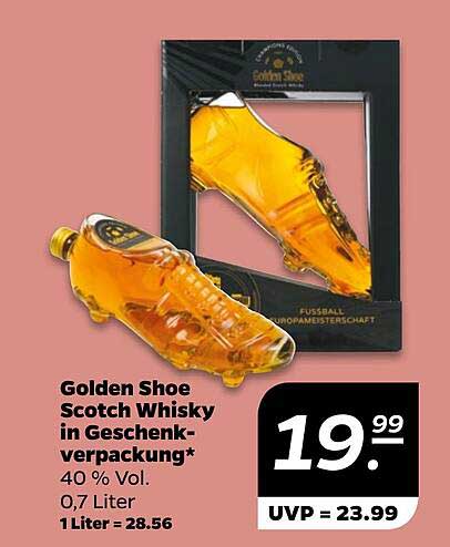 Golden Shoe Scotch Whisky in Geschenkverpackung
