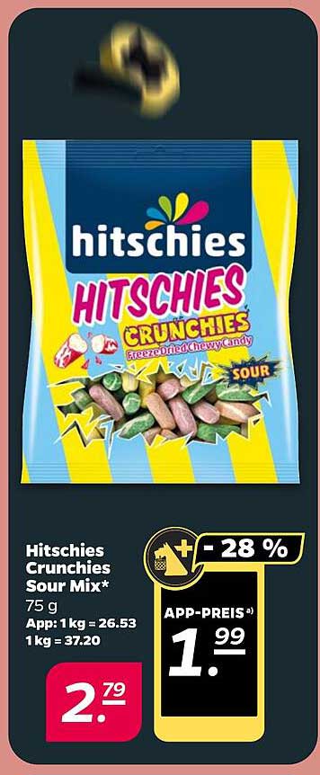 Hitschies Crunchies Sour Mix 75 g