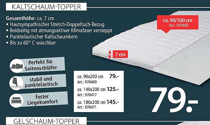KALTSCHAUM-TOPPER