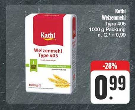 Kathi Weizenmehl Type 405 1000 g