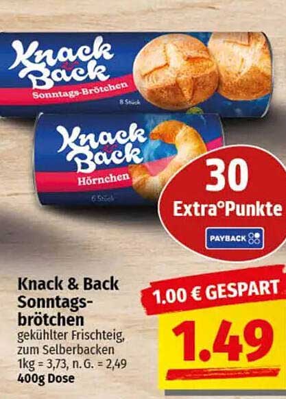 Knack & Back Sonntags-Brötchen