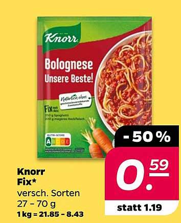 Knorr Fix Bolognese – Unsere Beste!