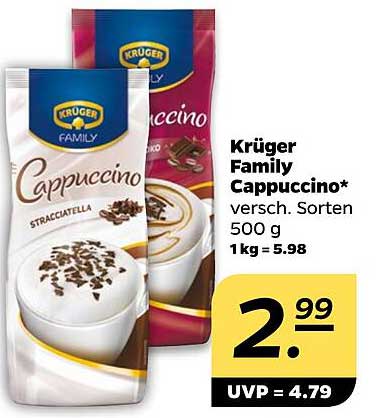 Krüger Family Cappuccino - verschiedene Sorten 500 g