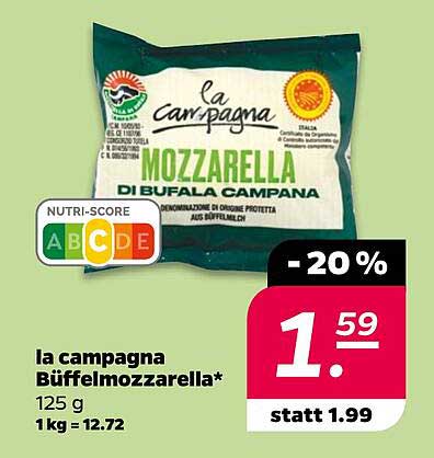 la campagna Büffelmozzarella 125 g