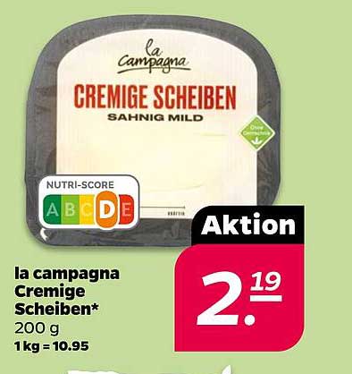 la campagna Cremige Scheiben 200 g - Sahning Mild